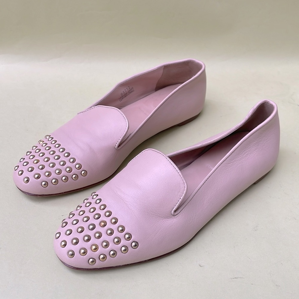 Vintage cream/gold J.Crew leather flats